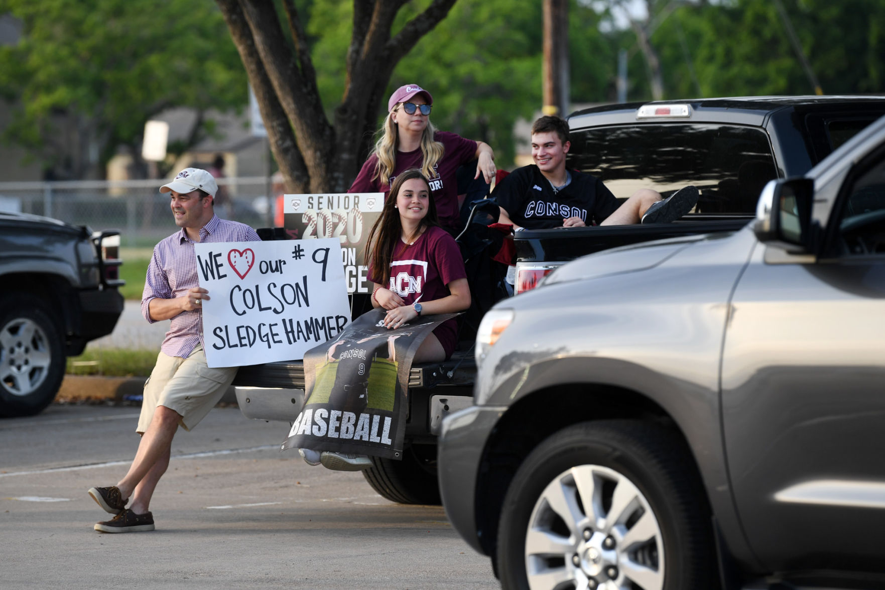 A&M Consolidated baseball Senior Night